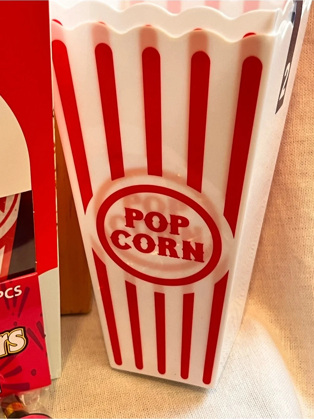 Dash Popcorn Party Kit & Red/Blue Party Supplies Bundle